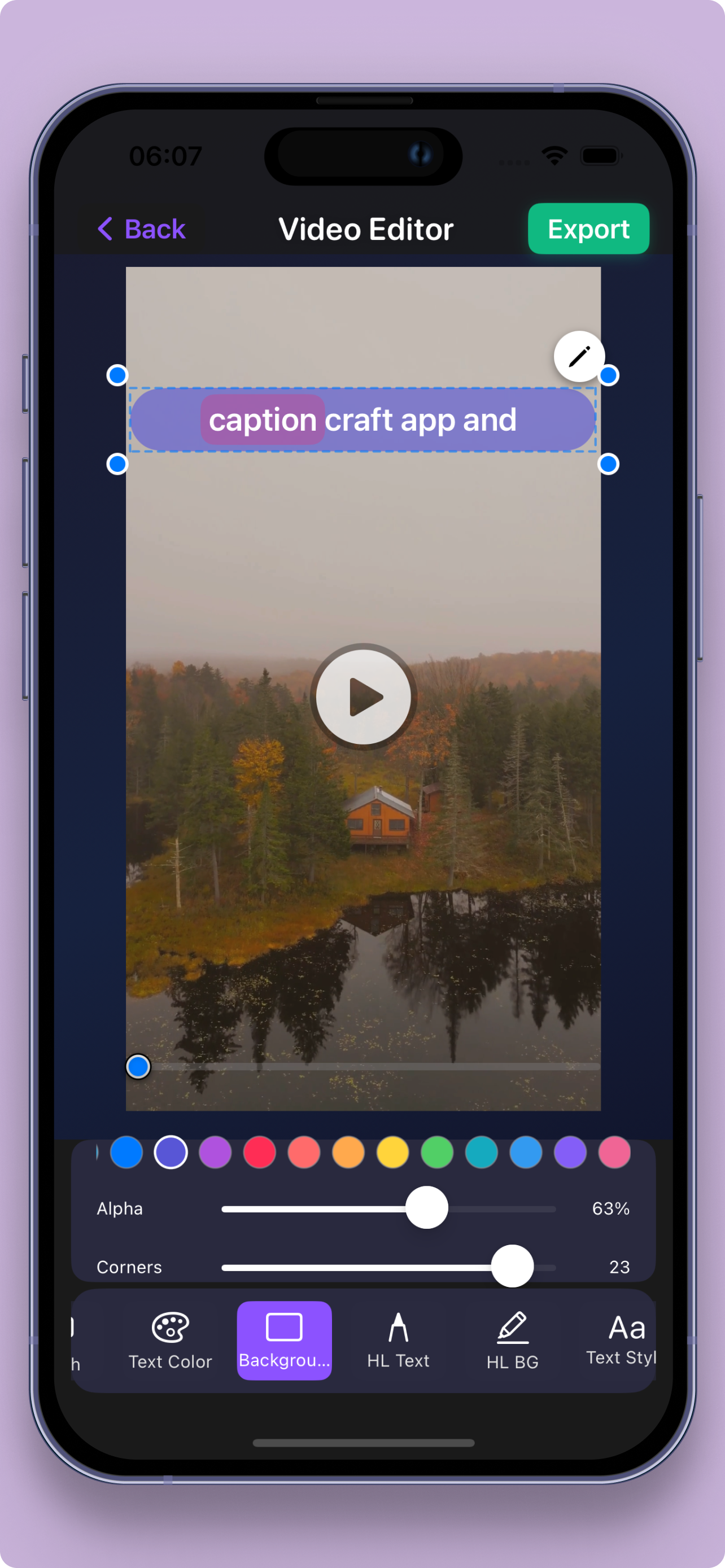 Caption Craft App Screenshot